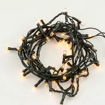 Гирлянда светодиодная UDL-S0500-050/DGA WARM IP20 Uniel WHITE MINI