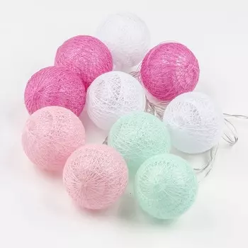 Гирлянда светодиодная ULD-S0200-010/STB/2AA WARM IP20 TANGLES Uniel WHITE