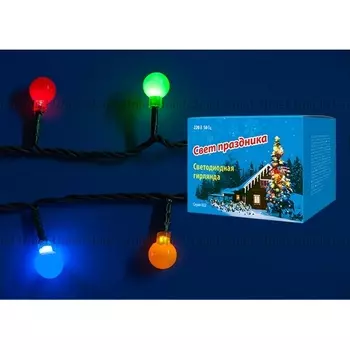 Гирлянда светодиодная ULD-S0280-020/DGA IP20 COLORBALLS Uniel MULTI