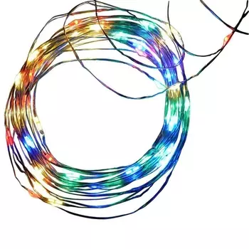 Гирлянда светодиодная ULD-S0500-050/SCB/2AA IP20 Uniel MULTI DEW