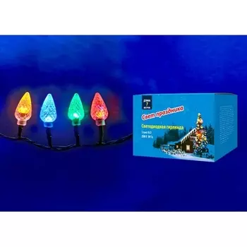 Гирлянда светодиодная ULD-S0700-050/DGA IP20 Uniel MULTI STRAWBERRY