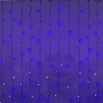 Гирлянда светодиодная Занавес 2 х 2 м Sneha A-943 BL/W FLASH
