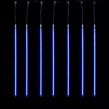 Гирлянда Тающие 10шт по 80см, 24В, Синих Светодиодов, Провод Черный ПВХ, IP55 Laitcom Сосульки CCL720-10-1B