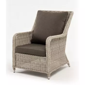 "Гляссе" кресло плетеное из искусственного ротанга, цвет бежевый 4SIS арт.УТ-00006458
