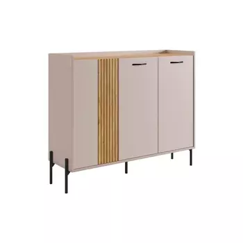 Гостиная "Доминика К2" (2380х350х920) Mebelson (ЛДСП/Дуб крафт золотой) арт.ГК02Доминика.3369