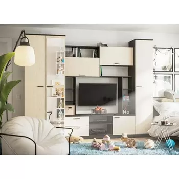 Готовая гостиная Woodville Артизан-11 венге / дуб белфорд 508408