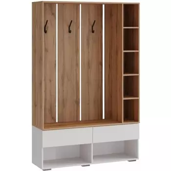 Готовая прихожая Роут (Роут кашемир / дуб вотан) Woodville арт.593740