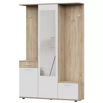 Готовая прихожая Woodville Пети дуб сонома / белый 534551