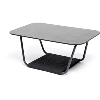 "Гранада" журнальный стол 90х60см из HPL, цвет "серый гранит" 4SIS арт.УТ-00008357