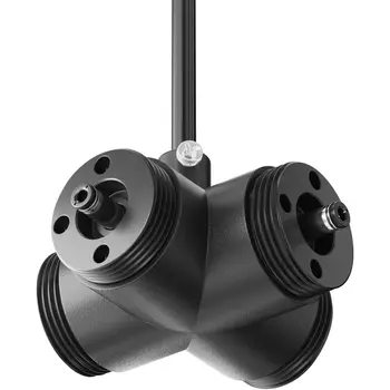 Х-образный вертикальный коннектор для системы Shelf с вводом питания Maytoni Accessories for system Shelf CA017TX-P-B