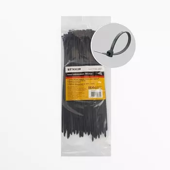 Хомут 3,6x200мм белый 100 шт. Stekker 32778