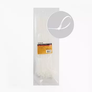 Хомут 4,7х350мм белый 100 шт. Stekker 32789