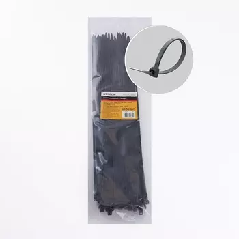 Хомут 4,7х400мм черный 100 шт. Stekker 32792