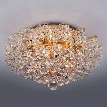 Хрустальная люстра 16017/9 золото Eurosvet 16017