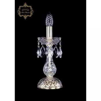 Хрустальная настольная лампа с подвесками Art Classic Универсальная 12.00.1-26.Gd.Sp подсвечник