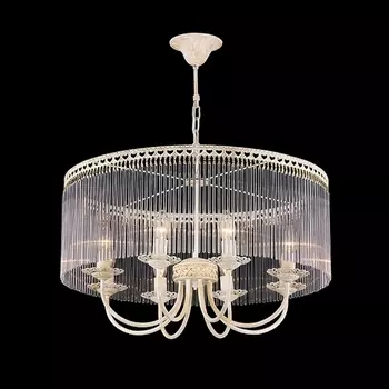 Хрустальная подвесная люстра 11301/8C IVORY (Natali Kovaltseva)