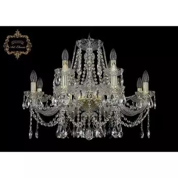 Хрустальная подвесная люстра Art Classic 45271 11.12.8+4.240.Gd.Sp подсвечник