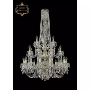 Хрустальная подвесная люстра Art Classic 45231 11.23.16+8+4.300.3d.h-128.Gd.Dr подсвечник