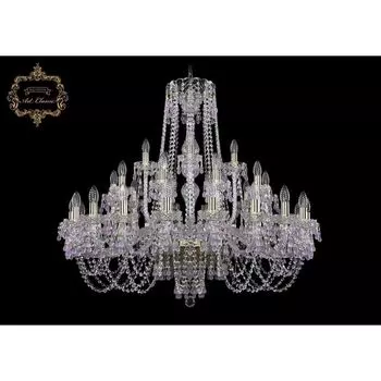 Хрустальная подвесная люстра Art Classic 45597 11.24.20+10+5.360.Gd.V7010 подсвечник
