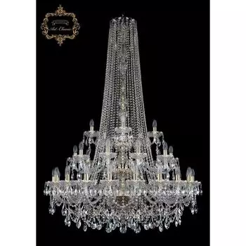 Хрустальная подвесная люстра Art Classic 45962 11.25.20+10+5.400.3d.h-168.Gd.Sp подсвечник