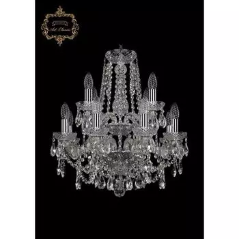 Хрустальная подвесная люстра Art Classic 45962 11.25.8+4.165.2d.Cr.Sp подсвечник