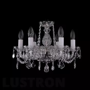 Хрустальная подвесная люстра Bohemia 1402 1402/6/141/Ni/Leafs