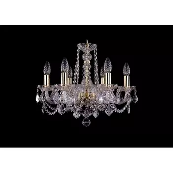 Хрустальная подвесная люстра Bohemia 1402 1402/6/160/G/Leafs