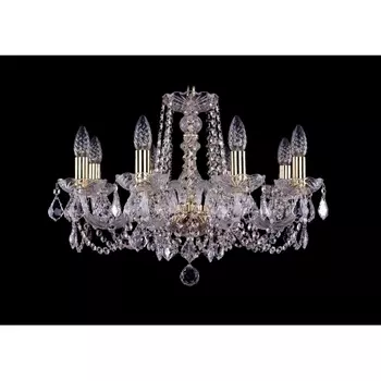 Хрустальная подвесная люстра Bohemia 1402 1402/8/195/G/Leafs