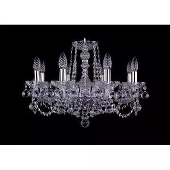 Хрустальная подвесная люстра Bohemia 1402 1402/8/195/Ni/Balls