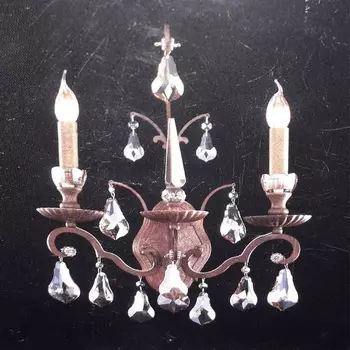 Хрустальное бра Illuminati Gorox MB92724-2B подсвечник