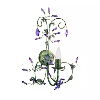 Хрустальное бра 6806/A1-X V2430 MM Lampadari Luxury Wallpaper viola