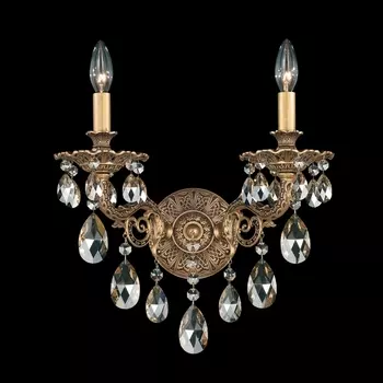 Хрустальное бра 5642-89 A Schonbek Milano подсвечник с подвесками