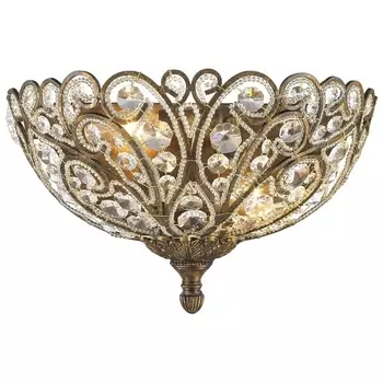 Хрустальный настенный светильник Carmela WE318.02.501 (Wertmark)