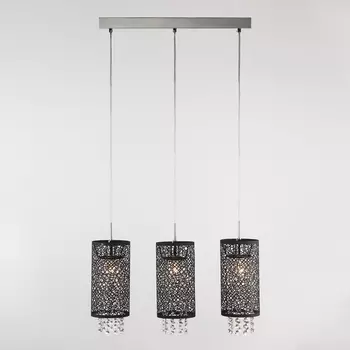 Хрустальный подвесной светильник 1180/3 хром Eurosvet 1180