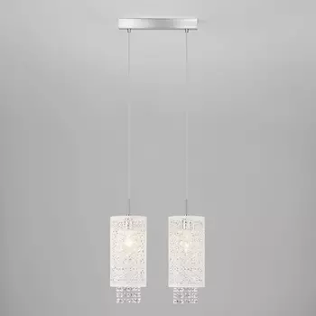 Хрустальный подвесной светильник 1181/2 хром Eurosvet 1181