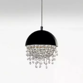 Хрустальный подвесной светильник MD1100331-1A Illuminati Aquarius black с подвесками