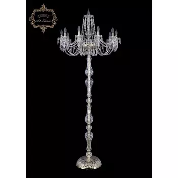 Хрустальный торшер под старину Art Classic 45231 13.23.10.300.h-210.Gd.Dr с подвесками