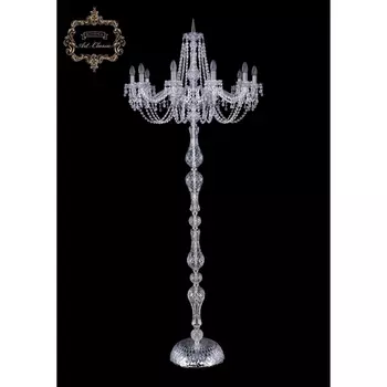 Хрустальный торшер под старину Art Classic 45597 13.24.10.300.h-210.Cr.V0300 с подвесками