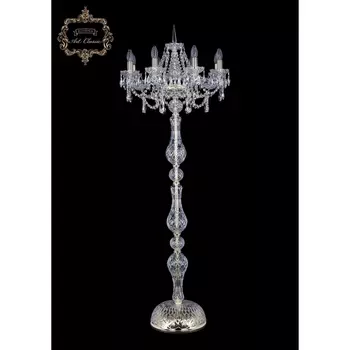 Хрустальный торшер под старину Art Classic 45962 13.25.8.200.h-160.Gd.Sp с подвесками