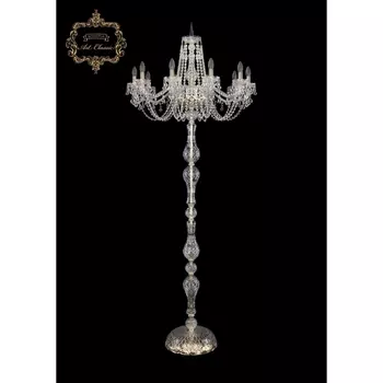 Хрустальный торшер под старину Art Classic 46327 13.26.10.300.h-210.Gd.B с подвесками