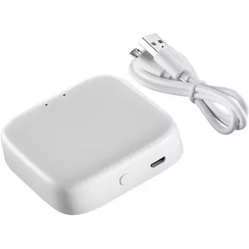 Интеллектуальный Bluetooth-шлюз Tuya Smart Life для умного дома 2,4ГГц Novotech Easy 359457 GATE белый