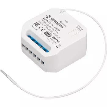 INTELLIGENT ARLIGHT Диммер TY-601-72-PS-IN (230V, 1x1.5A, TUYA Wi-Fi, 433Mhz) (IARL, IP20 Пластик, 3 года) 041588 Arlight