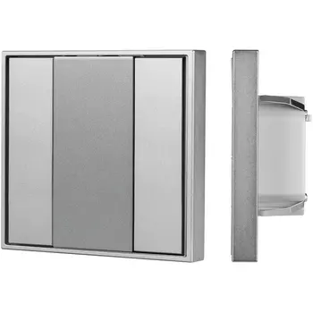 INTELLIGENT ARLIGHT Кнопочная панель DALI-201-23-2K-D2-IN Silver (BUS, Frame) (IARL, IP20 Металл, 3 года) 048221 Arlight