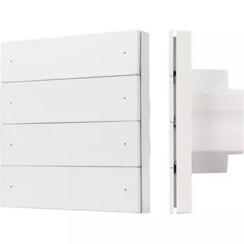 INTELLIGENT ARLIGHT Кнопочная панель SMART-ZB-801-22-1G-8SC-MULTI-IN White (230V) (IARL, IP20 Пластик, 5 лет) 055485 Arlight