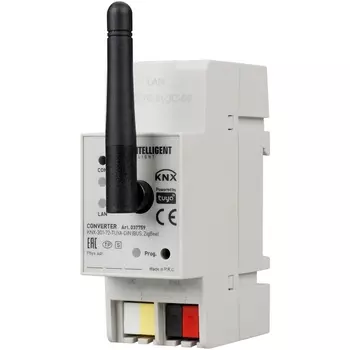 INTELLIGENT ARLIGHT Конвертер KNX-301-72-TUYA-DIN (BUS, ZigBee) (IARL, IP20 Пластик, 2 года) 037759 Arlight