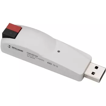 INTELLIGENT ARLIGHT Конвертер KNX-301-72-USB (5V) (IARL, IP20 Пластик, 2 года) 054370 Arlight