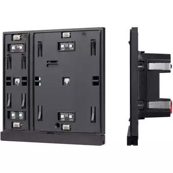 INTELLIGENT ARLIGHT Механизм панели KNX-302-22-IN Black (Bus) (IARL, IP20 Пластик, 2 года) 043108 Arlight
