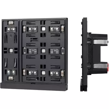 INTELLIGENT ARLIGHT Механизм панели KNX-303-22-IN Black (Bus) (IARL, IP20 Пластик, 2 года) 043109 Arlight