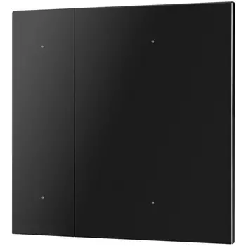 INTELLIGENT ARLIGHT Накладка панели KNX-23-2G-SUF Black (Backlight) (IARL, IP20 Металл, 2 года) 051097 Arlight