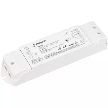 INTELLIGENT Диммер SMART-CC-2042-RGBW-PD-SUF (12-48V, 4x350-1200mA, 2.4G) (IARL, IP20 Пластик, 5 лет) 037421 Arlight